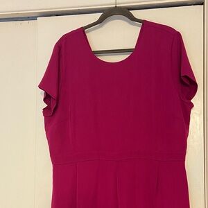 J. Crew Fuchsia/Raspberry Jumpsuit